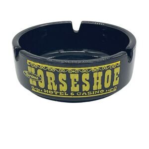 Vintage Binion's Horseshoe Hotel & Casino Ashtray Sombrero Room Las Vegas Nevada